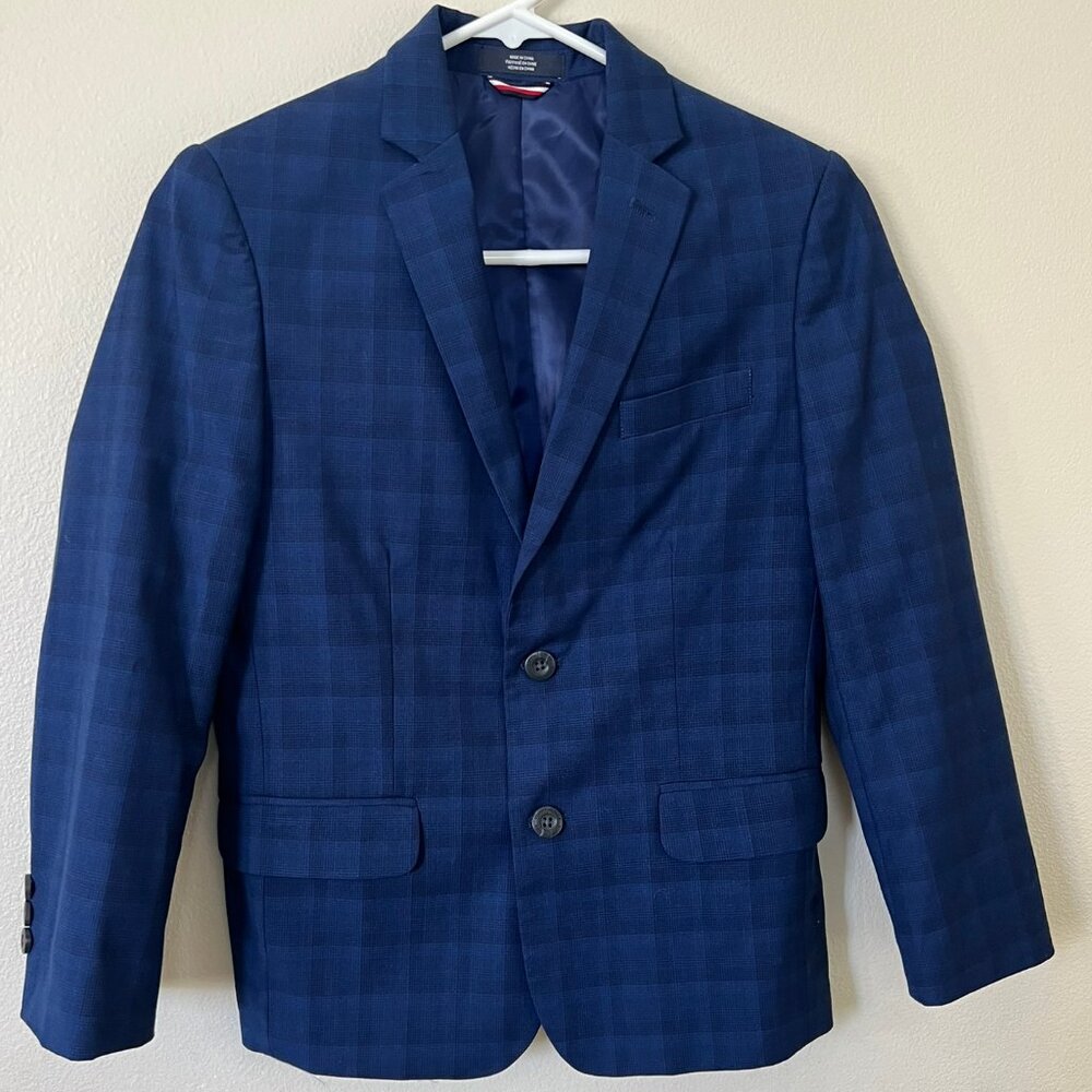 Tommy Hilfiger Boy's Blazer, Royal Blue, Boy's Size 10
